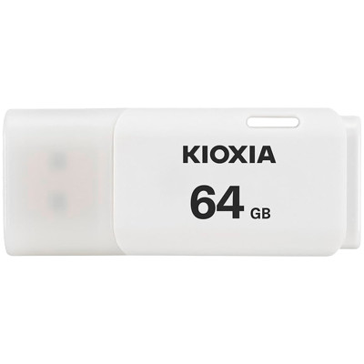 KIOXIA LU202W064GG4; 64GB USB 2.0 KIOXIA Hayabusa U202 WHITE - RETAIL
