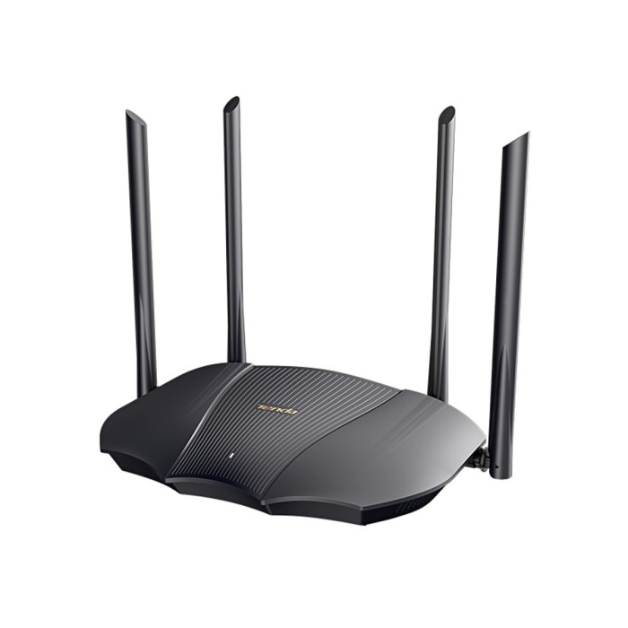 Wireless router, Tenda TX12, WiFi 6 (AX3000M), (3+1) x 10/100/1000M