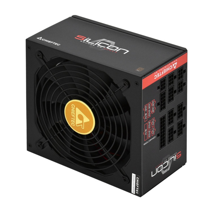 Power supply ATX Chieftec SILICON, SLC-850C, 850W, 80plus Bronze, Modular