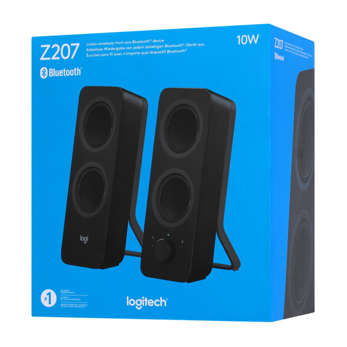 SPK active Logitech Z207 (2.0), 5W RMS, [980-001295], black