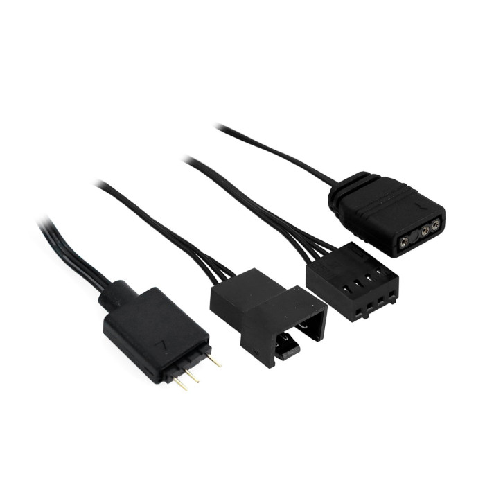 Fan for case, 12cm, ID-Cooling, TF-12025-PRO ARGB REVERSE, 500-1800rpm, 82.5CFM,4pin+3pin (5V)