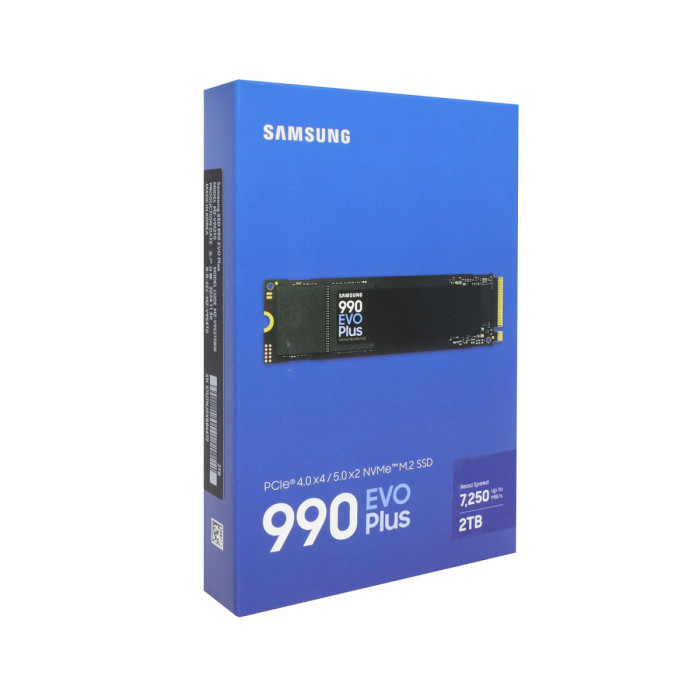 SSD M.2 PCIe 2 TB Samsung 990 EVO Plus, MZ-V9S2T0BW, PCIe 5.0, NVMe 1.4