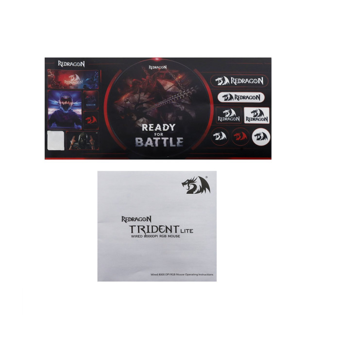 Mouse Redragon Trident Lite, Optical 8000 dpi, USB,black (72018)