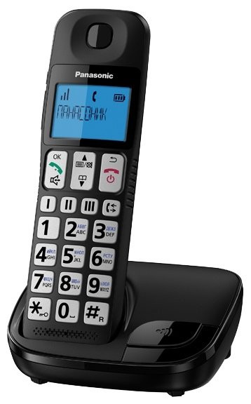 Радиотелефон PANASONIC KX-TGE110 (UCB) Черный