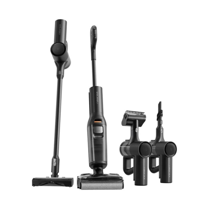 Беспроводной моющий вертикальный пылесос Roborock F25 ACE Combo Черный