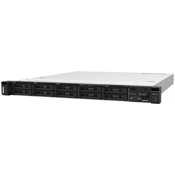 SR250 V2 Xeon E-2356G (6C 3.2GHz 12MB 1xSSD 960GB Cache/80W), 1x32GB, O/B, 2.5" HS (8), 5350-8I, HS 450W Titanium, XCC Enterprise, Rails