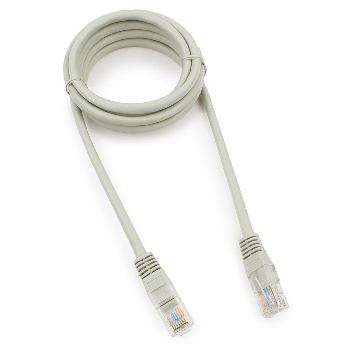 Cable  Patch cord  UTP 5e-Cat  1.5 m Cablexpert PP10-1.5M, серый