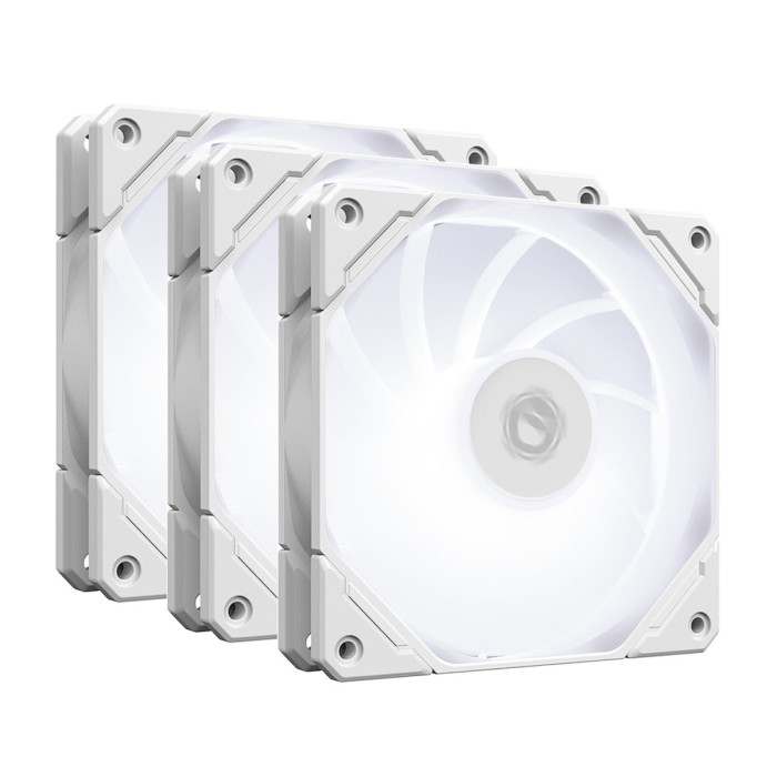 Fan kit for case, 12cm x 3, ID-Cooling TF-12025-PRO SW TRIO , 300-1500rpm, 70CFM, 4pin