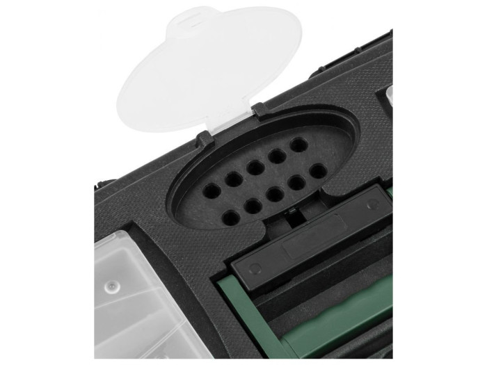 Ящик для инструмента пластмасс. 32х17,5х16 см (12") с лотком и органайз.20235 ВОЛАТ