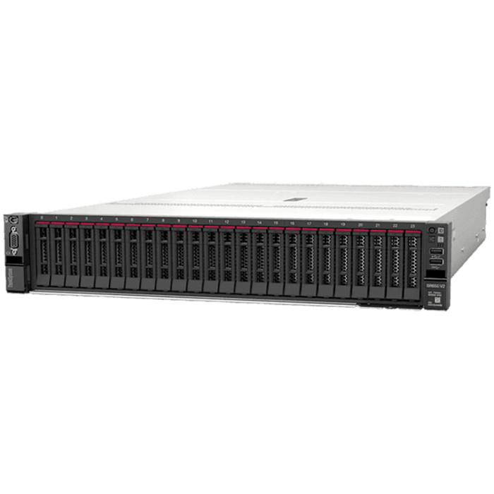 SR650 V2 Xeon Silver 4309Y (8C 2.8GHz 12MB Cache/105W), 32GB  (1x32GB, 3200MHz 2Rx4 RDIMM), 2х960 GB, 2х1,92 TB, Hot-Swap, 8 SAS/SATA, 930-8i, 1x1100W Titanium, 5 Standard Fans, XCC Enterprise, Toolless V2 Rails