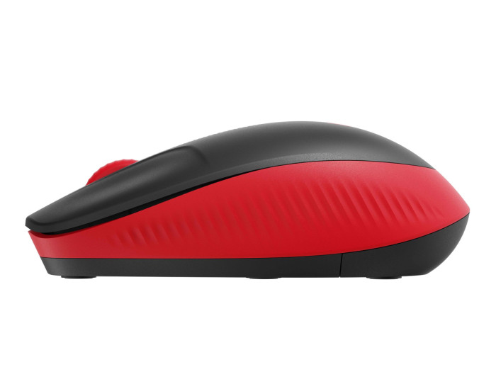 Mouse Logitech M190 Wireless, optical, USB nano-receiver, [910-005908], black-red