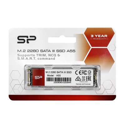 SSD M.2 SATA  512 GB Silicon Power A55, SP512GBSS3A55M28