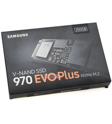 SSD M.2 PCIe  250 GB Samsung 970 EVO Plus, MZ-V7S250BW, PCIe 3.0 x4, NVMe 1.3