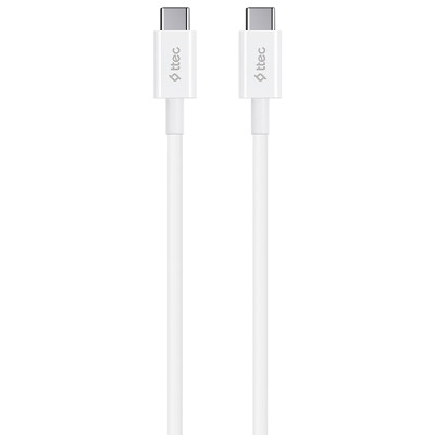 ttec cable Type C - Type C, White (2DK36B)