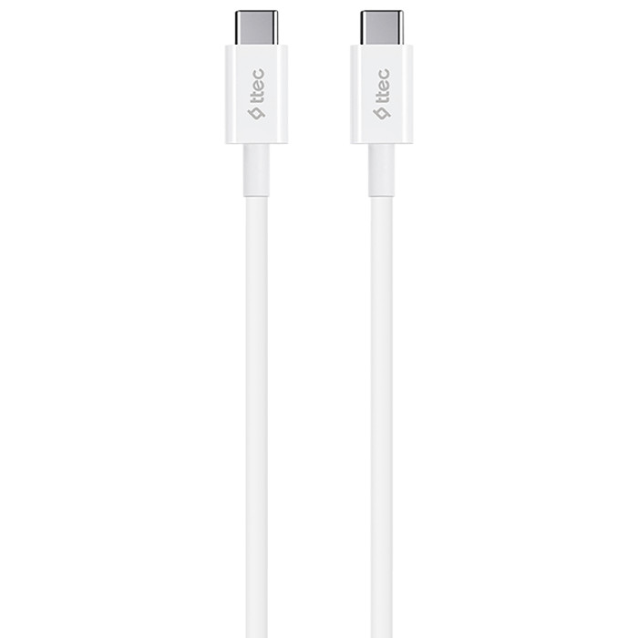 ttec cable Type C - Type C, White (2DK36B)