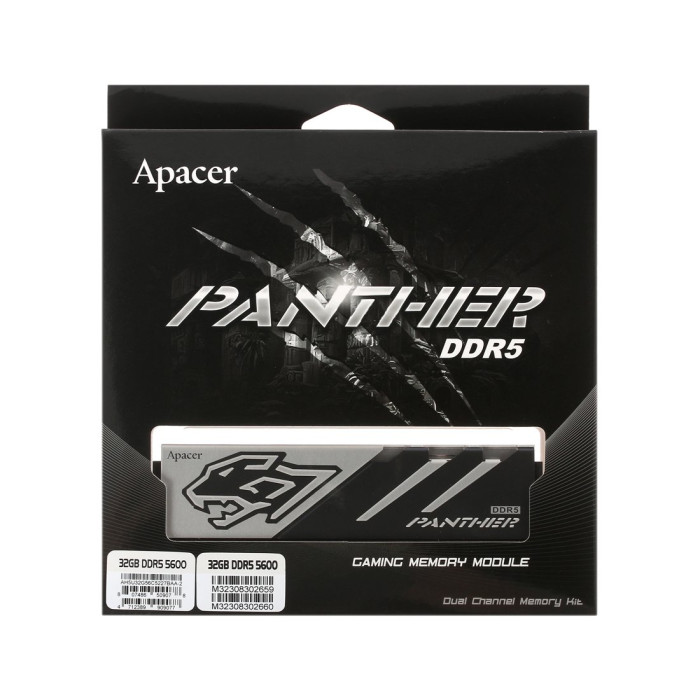 Комплект модулей памяти Apacer Panther AH5U32G56C5227BAA-2 32GB (Kit 2x16GB) 5600MHz
