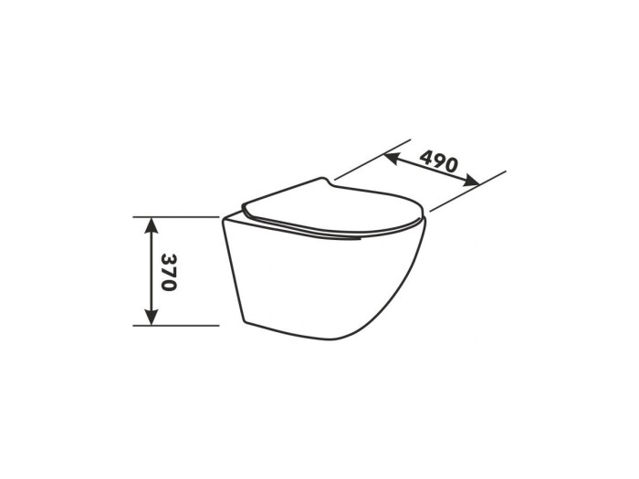 Унитаз подвесной AV Engineering, COMFORT
