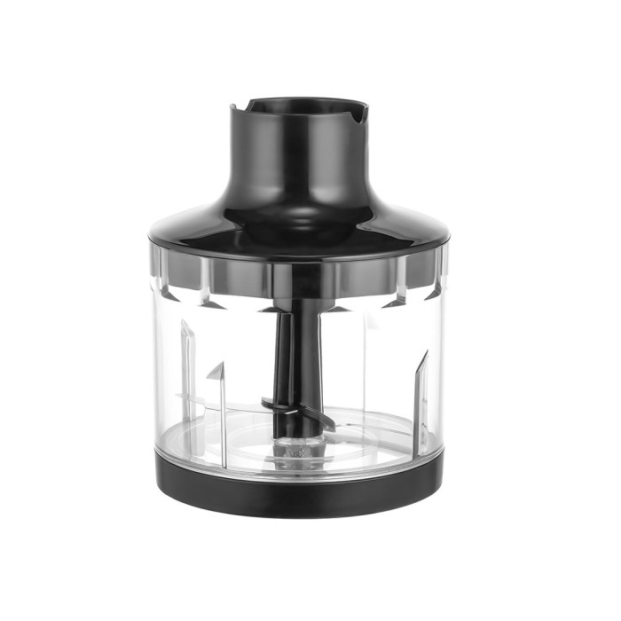 Погружной блендер, Centek, CT-1338, 1300W, DC мотор, Регулятор Мощности, с LED, Стакан, Чоппер, Венчик, Черный/Стальной