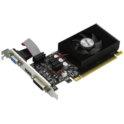GPU NVIDIA, 1 GB, Afox GT 610 [AF610-1024D3L7-V6], DVI/HDMI/VGA, DDR3/64-bit, +LP