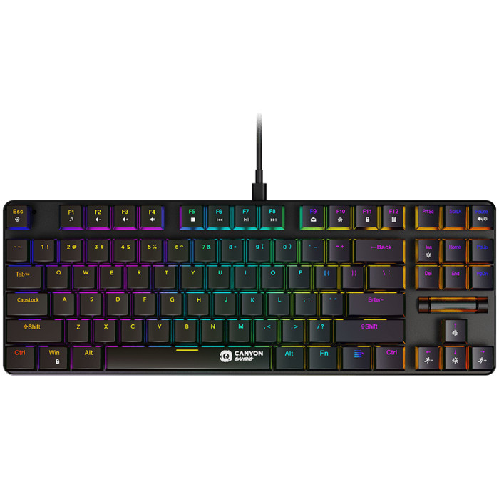 CANYON keyboard Cometstrike TKL GK-50 EN/RU Wired