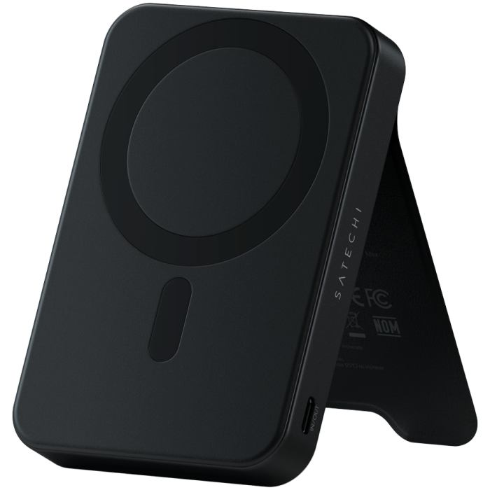SATECHI Qi2 10K Magnetic Power Bank with Stand (Black)