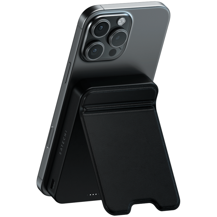 SATECHI Qi2 10K Magnetic Power Bank with Stand (Black)
