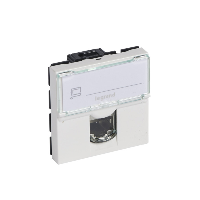 Legrand 076554 MOSAIC RJ45 UTP кат5е 2мод бел