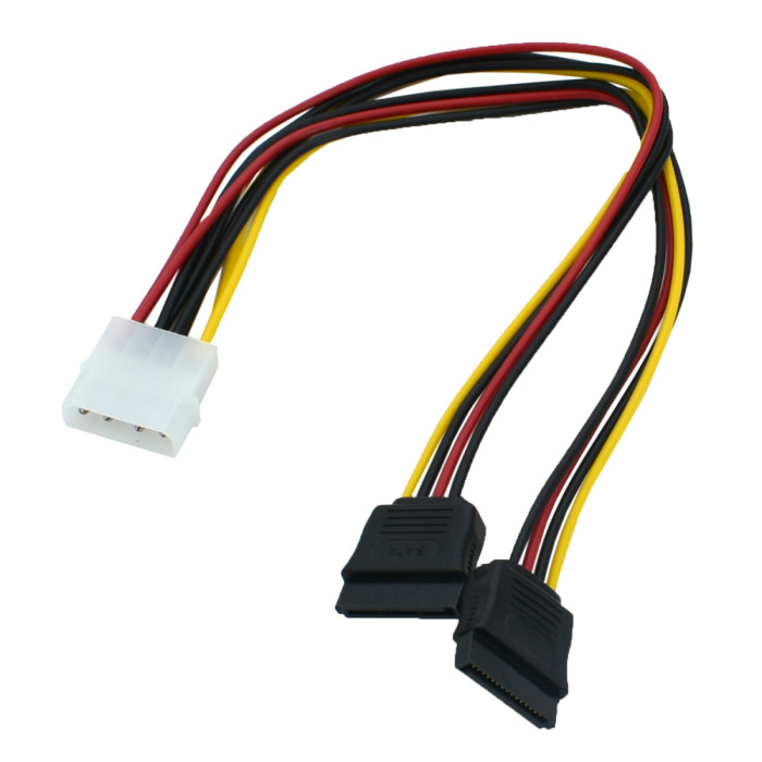 Cable power internal SATA, for 2 HDD, Cablexpert CC-SATA-PSY-0.3M
