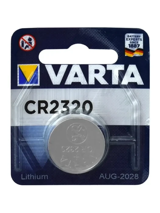Батарейка Varta CR2320, lithium, 3V/135mAh, 1pc pack