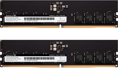 Оперативная память 64GB Kit (2x32GB) 6000MHz DDR5 Team Group ELITE UD-D5 CL48 TED564G6000C48DC01