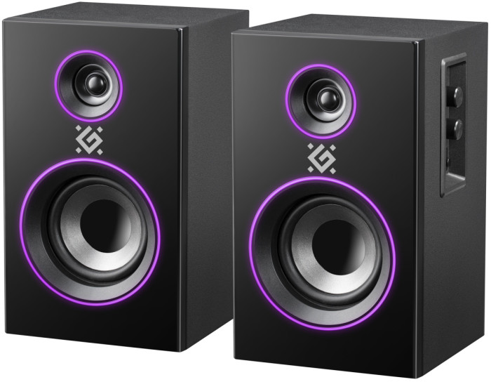 Колонки Defender Solar 20 Акустическая 2.0 система Гймерские компьютерные колонки в деревя