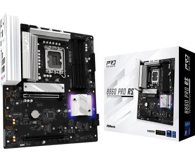 Материнская плата ASRock B860 PRO RS LGA1851 4xDDR5 4xSATA 3xM.2 1xHDMI 1xDP ATX