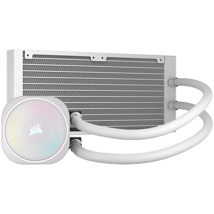 CORSAIR NAUTILUS 240 ARGB White, 240mm Radiator, Liquid CPU Cooler