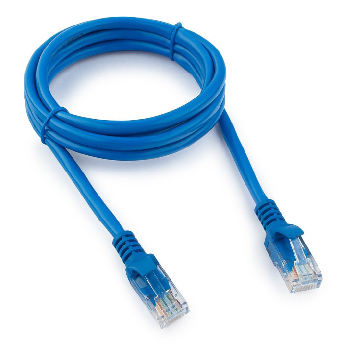 Cable  Patch cord  UTP 5e-Cat  1.5 m Cablexpert PP12-1.5M/B, синий