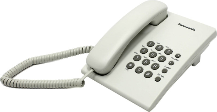 KX-TS2350 Проводной телефон (RUW) Белый