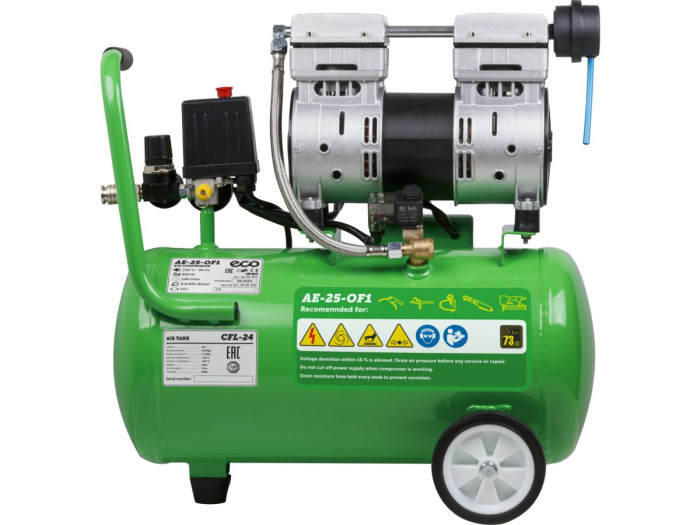 Компрессор ECO AE-25-OF1 безмасляный