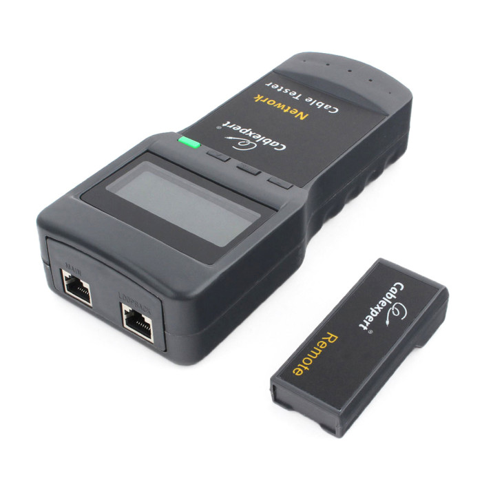 Тестер сетевого кабеля Cablexpert NCT-3, RJ45+RJ58+RJ11+RJ12,  для UTP/STP