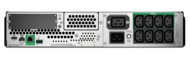 ИБП APC SMT2200RMI2UC 230V, 8x IEC C13+2x IEC C19 outlets, SmartConnect Port+SmartSlot, AVR, LCD (SMT2200RMI2UC)