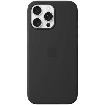 iPhone 16 Pro Max Silicone Case with MagSafe - Black,Model A3316