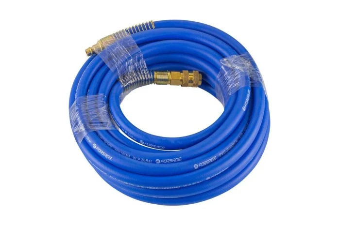 Шланг резиновый воздушный армированный с фитингами 8мм x 14мм x 5м 57570 F-AHF-058