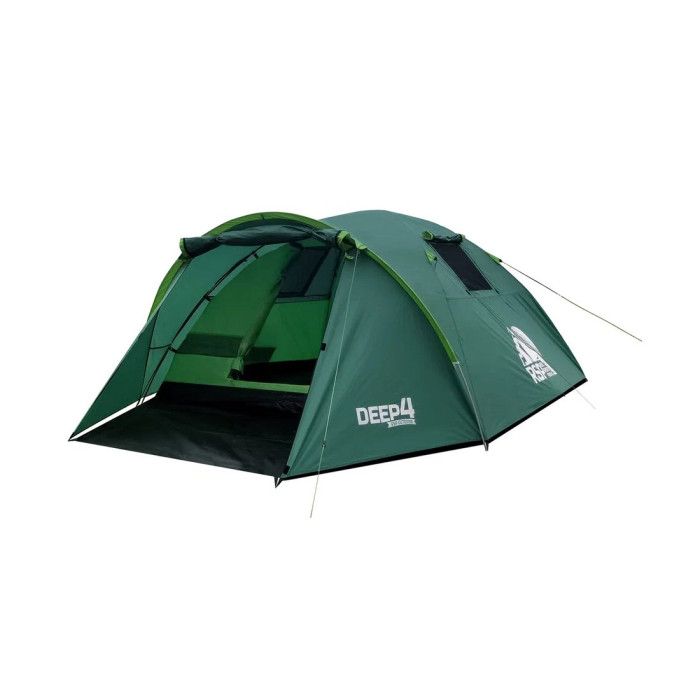 Палатка Deep 4 для туризма и кемпинга зеленый