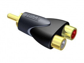 PROCAB Коннектор CLP106 (RCA папа - 2 х RCA мама)