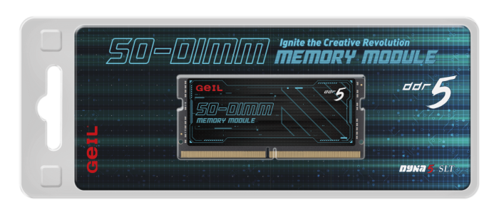 Оперативная память для ноутбука 16GB GEIL 4800MHz DDR5 SO-DIMM PC5-38400 GS516GB4800C40SC Retail