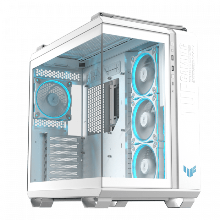 Корпус для ПК ASUS TUF GAMING GT502 HORIZON TG ARGB WHITE, Middle Tower