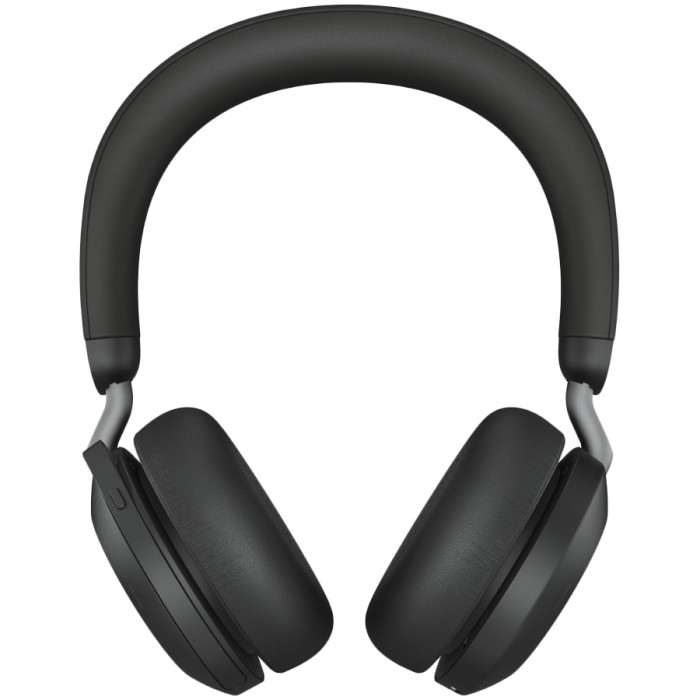 JABRA EVOLVE2 75, Link380a MS Stereo Black, EVOLVE2 75 headset Black MS, Link 380 BT adapter USB-A MS,1.2m USB-C to USB-A cable, carry pouch, warranty and warning (safety leaflets)