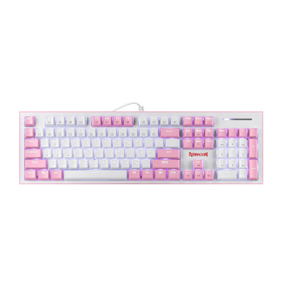 KeyBoard  USB,  Redragon Hades , mechanical, Pink, (70821)