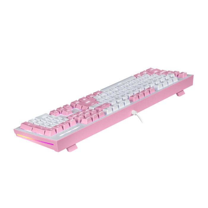 KeyBoard  USB,  Redragon Hades , mechanical, Pink, (70821)
