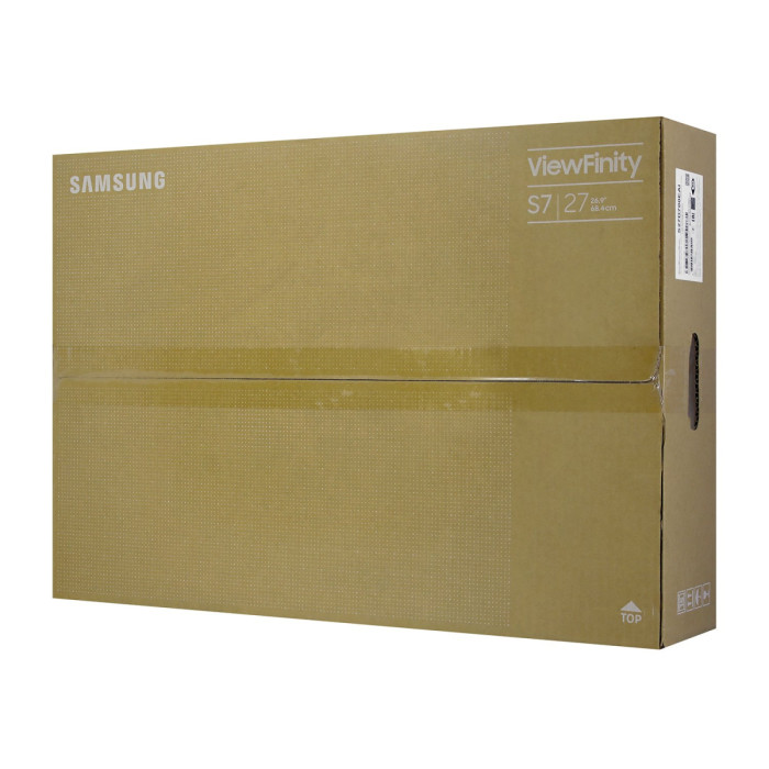 LCD 27" Samsung ViewFinity S7, LS27D700EAIXCI, 3840x2160 (IPS), 5ms, 350 cd/m2, 1000:1, DP/HDMI