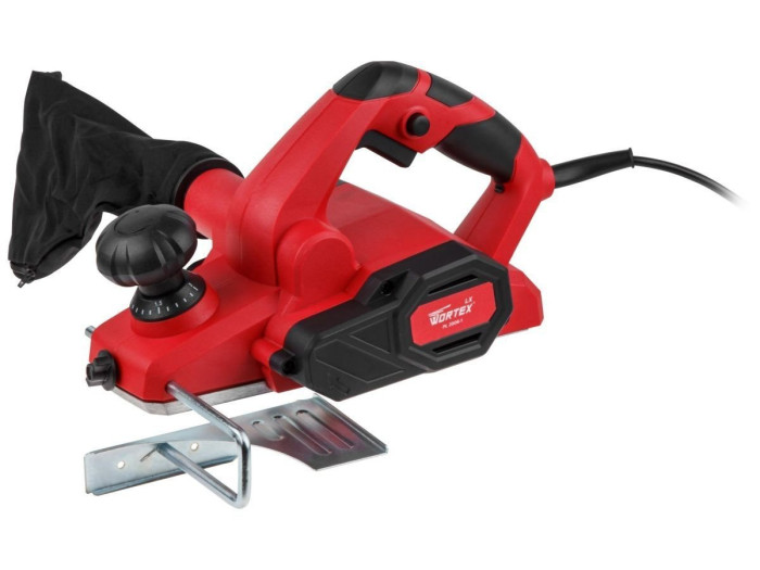 Рубанок электрический WORTEX LX PL 2006-1 в кор. 650 Вт, шир. до 82 мм, глуб. до 2.0 мм