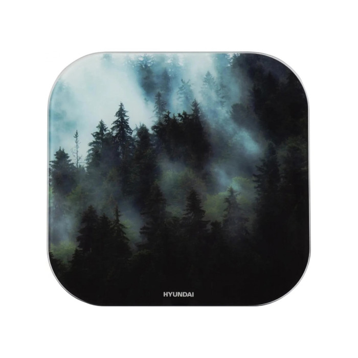 Весы напольные электронные Hyundai H-BS03761 макс.180кг т.зеленый